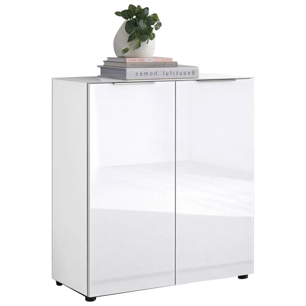 Kommode Siena Weiss , 90/99/40 cm , 
