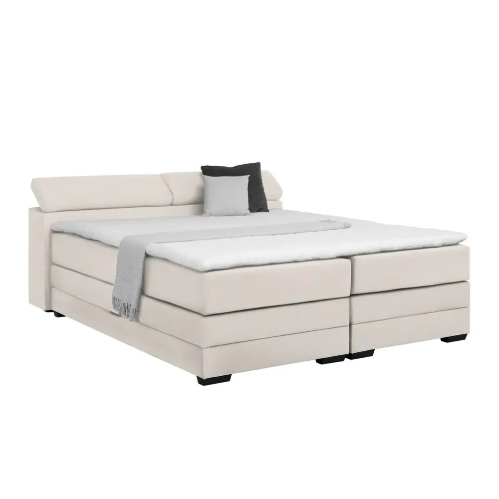 Boxspringbett Sevilla Beige Ca. 180x200cm 180/200 cm Beige 