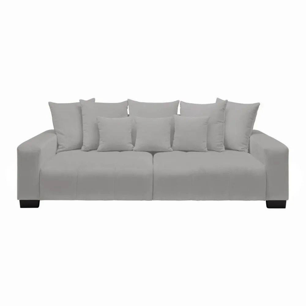 Bigsofa Matteo Silberfarben Holz Silberfarben 