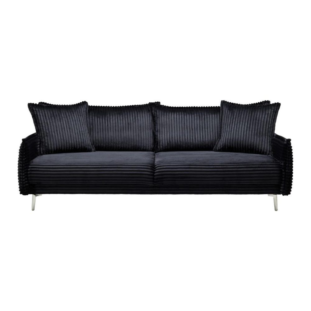 Bigsofa Kiss Schwarz Holz Schwarz 