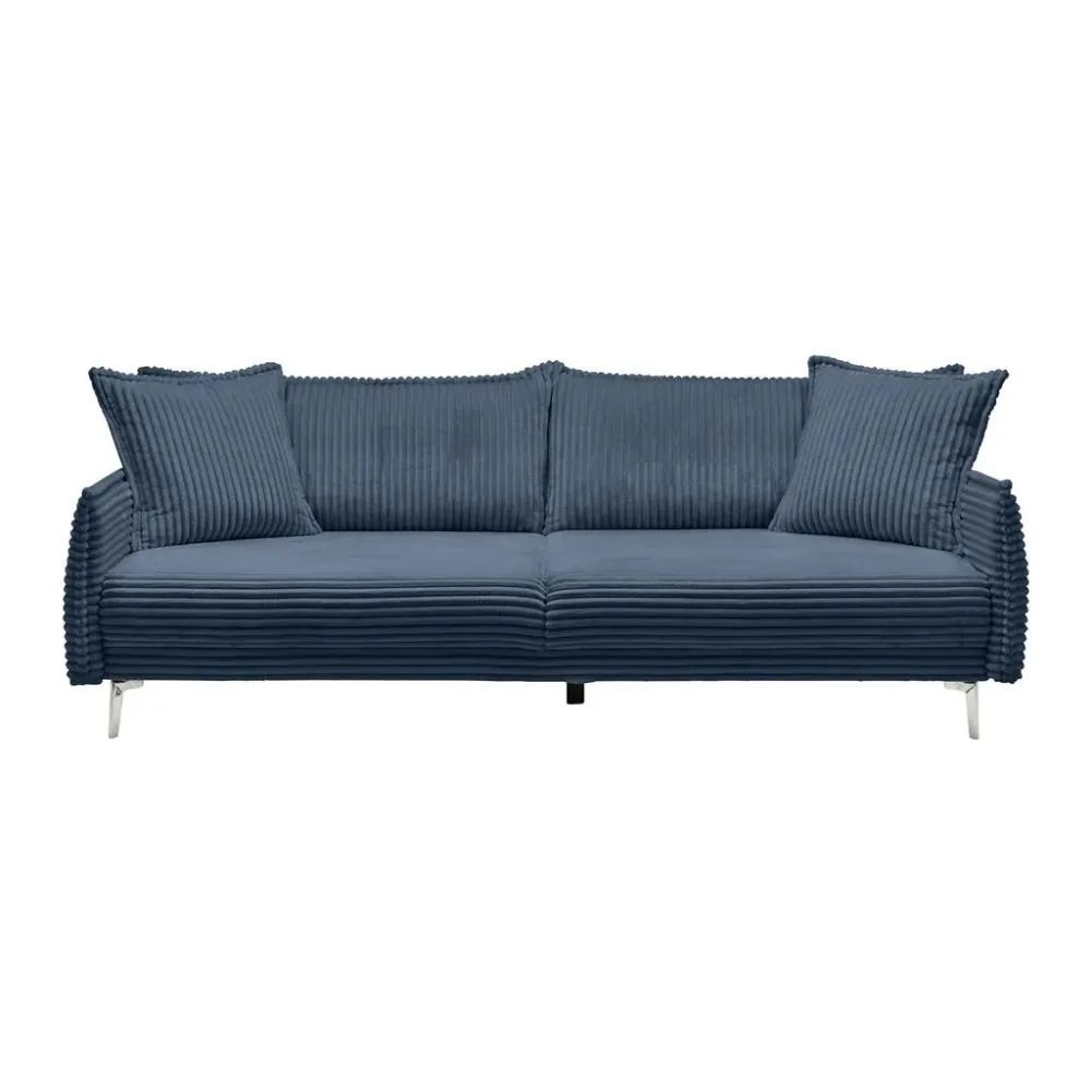 Bigsofa Kiss Dunkelblau Holz Dunkelblau 