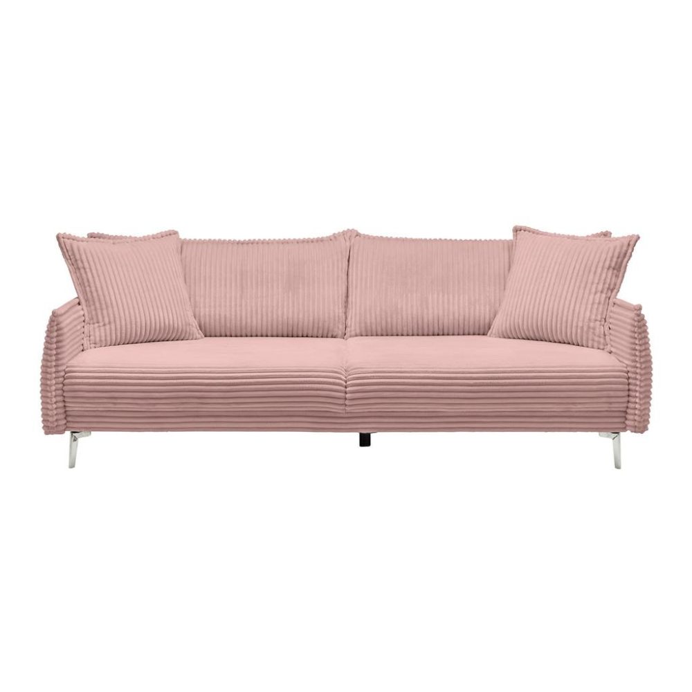 Bigsofa Kiss Altrosa Holz Altrosa 