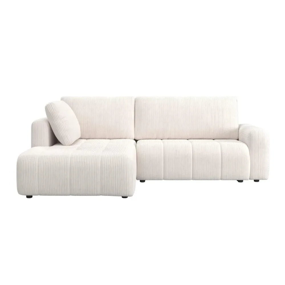 Wohnlandschaft Gia Weiss Cord Cord Weiss 