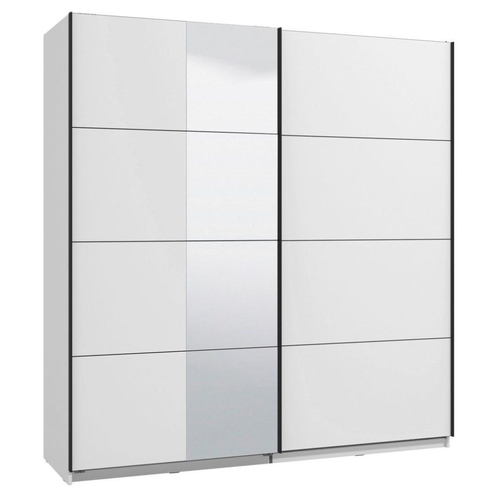 Schwebetürenschrank Gard 200 In Weiss 195/217/61 cm Weiss 