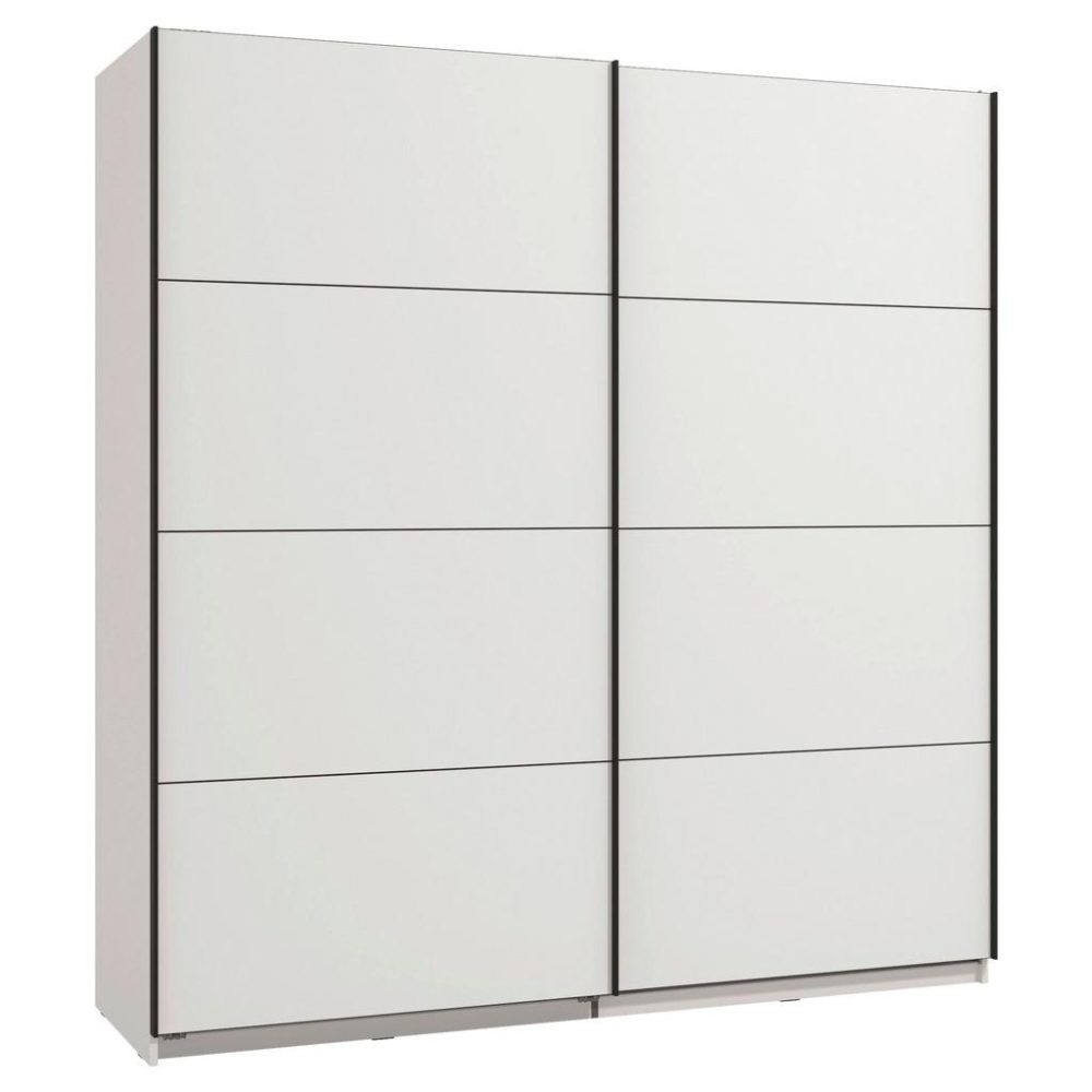 Schwebetürenschrank Gard 200 In Weiss 195/217/61 cm Weiss 