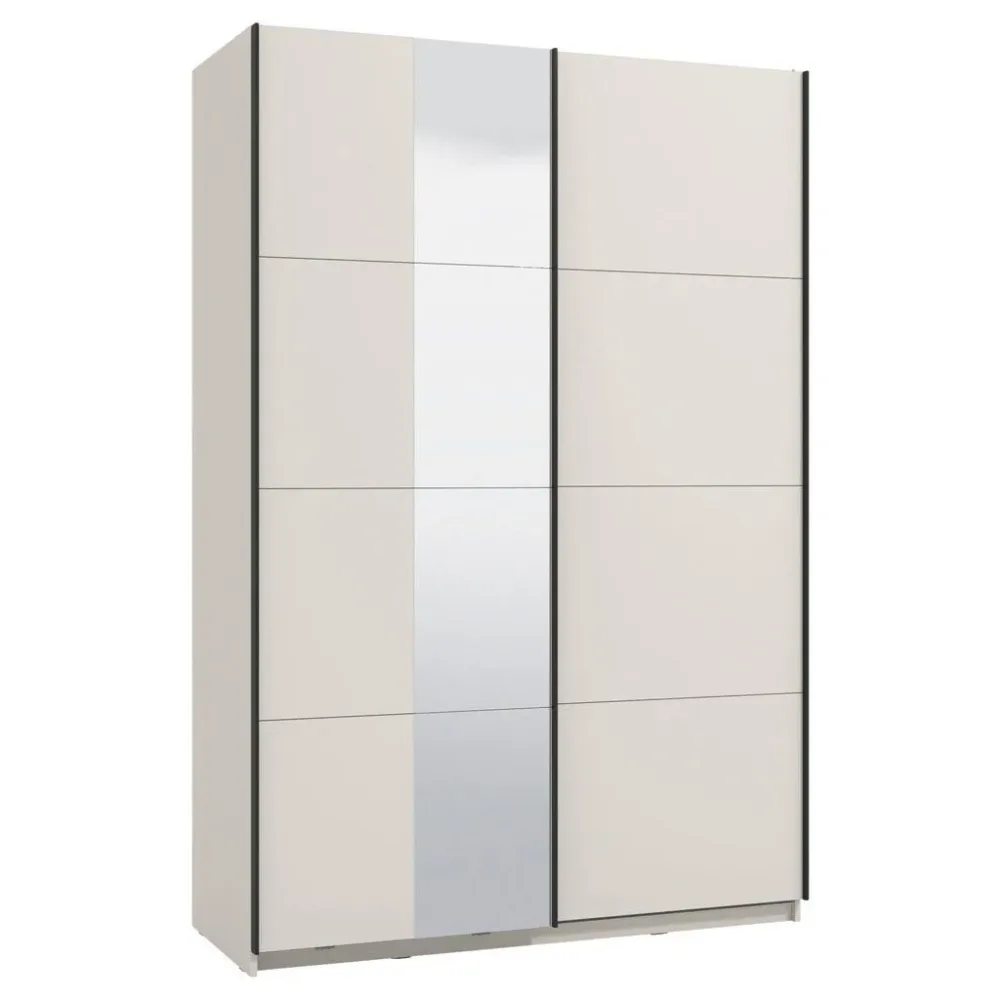 Schwebetürenschrank Gard Kaschmirfarben 146/217/61 cm Kaschmir 