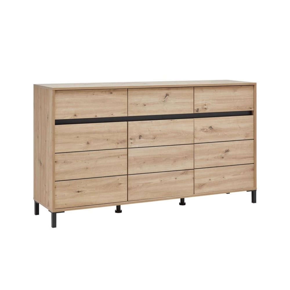 Sideboard Arran Eiche Artisan  157/90/40 cm 3 Schublade(n) 