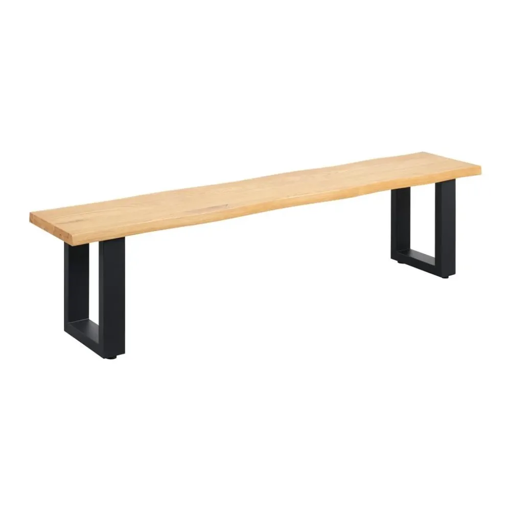 Sitzbank Boston Schwarz/eiche Artisan   