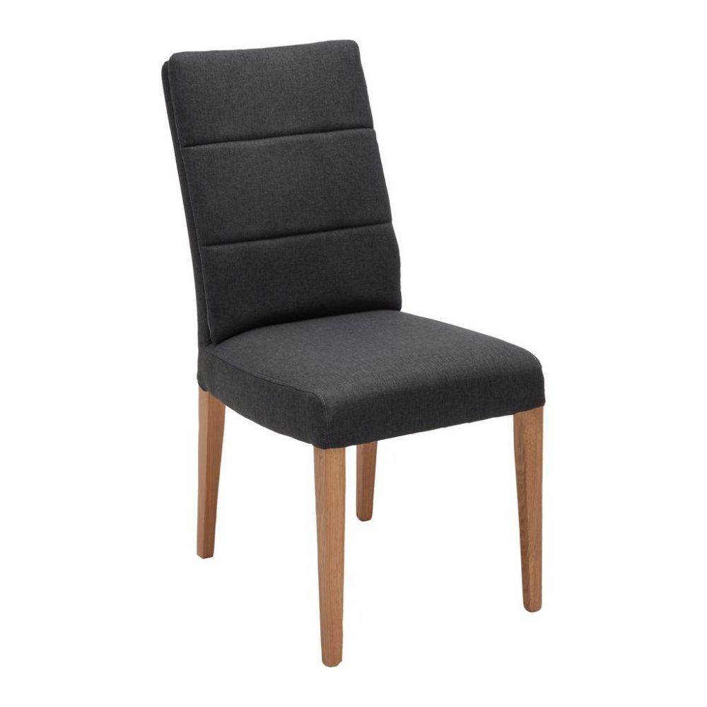 Stuhl Linda Eiche/anthrazit  Webstoff 