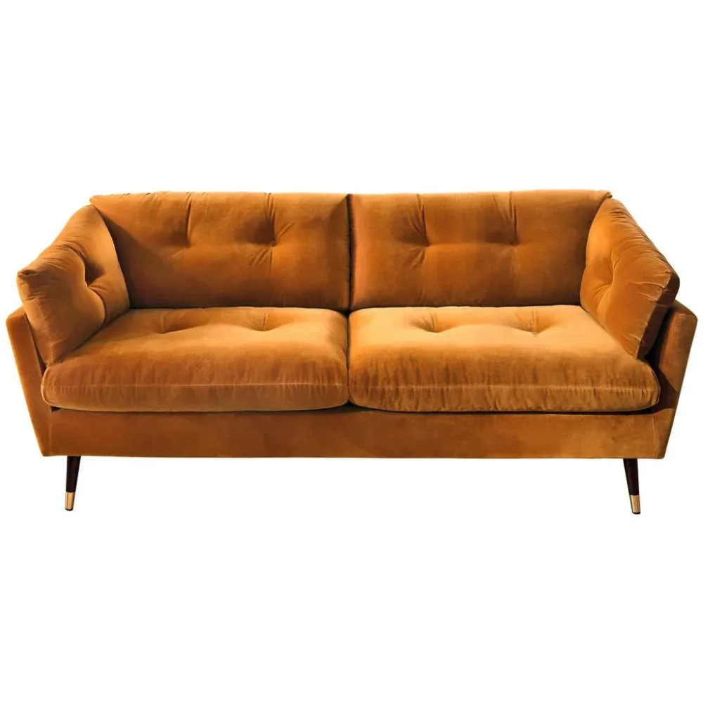 2-sitzer-sofa Japan In Gelb Mikrofaser Gelb 