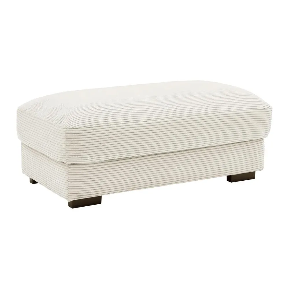 Hocker Pedro Creme Creme Textil 