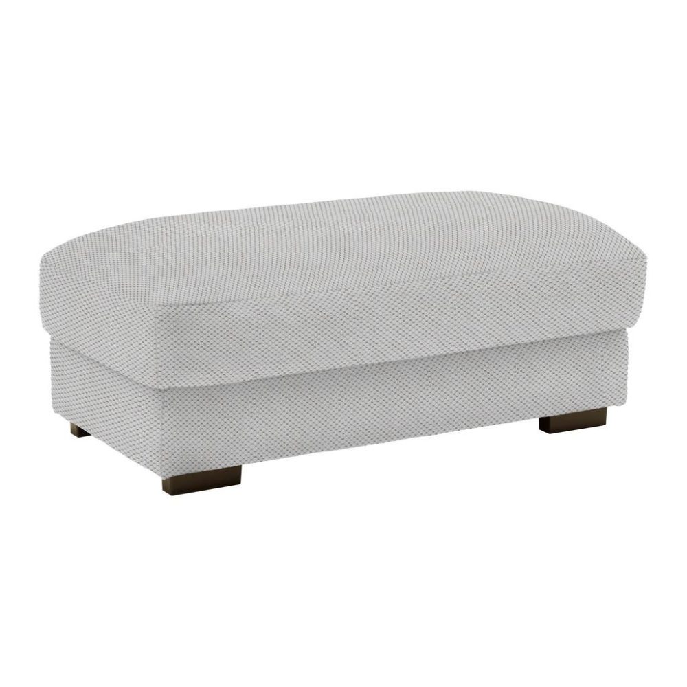 Hocker Pedro Hellgrau Hellgrau Textil 