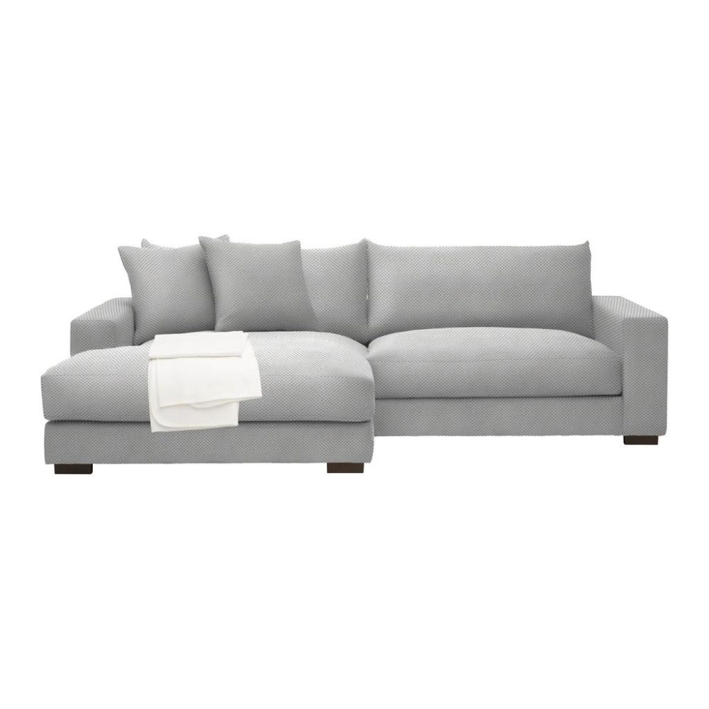 Ecksofa Pedro Hellgrau Hellgrau 
