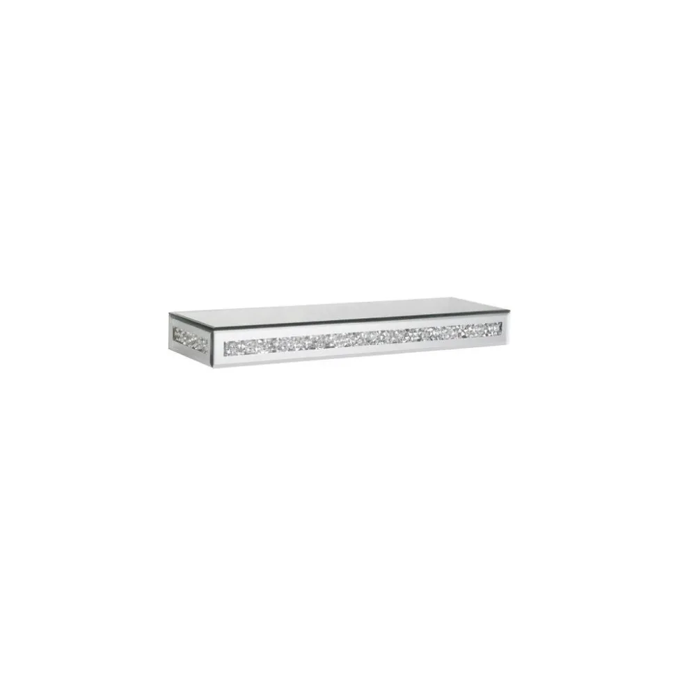 Wandboard Zoe Silberfarben 50/5,5/15 cm 