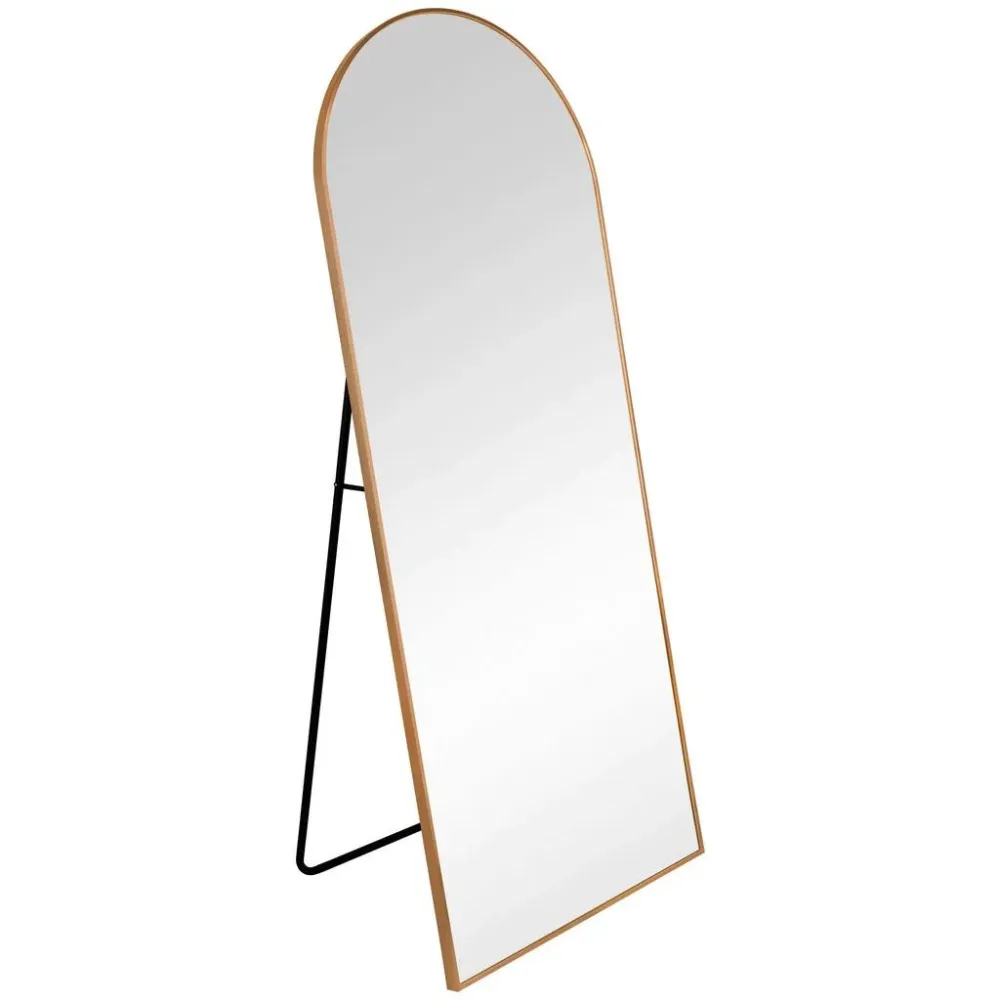 Standspiegel Britt Goldfarben Ca. 70x170cm , Goldfarben 