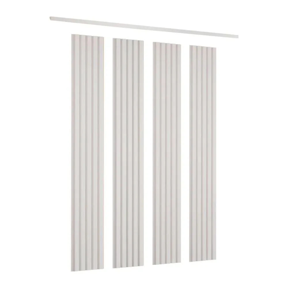 Wandpaneel Anna Kaschmir Inkl. Abschlussleiste, 4er Set 74,4/119/1,2 cm 