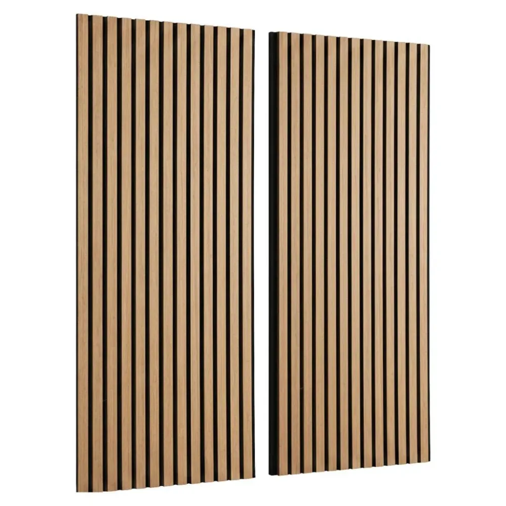 Akustikpaneel Grace In Schwarz/eiche Furniert 2er Set 