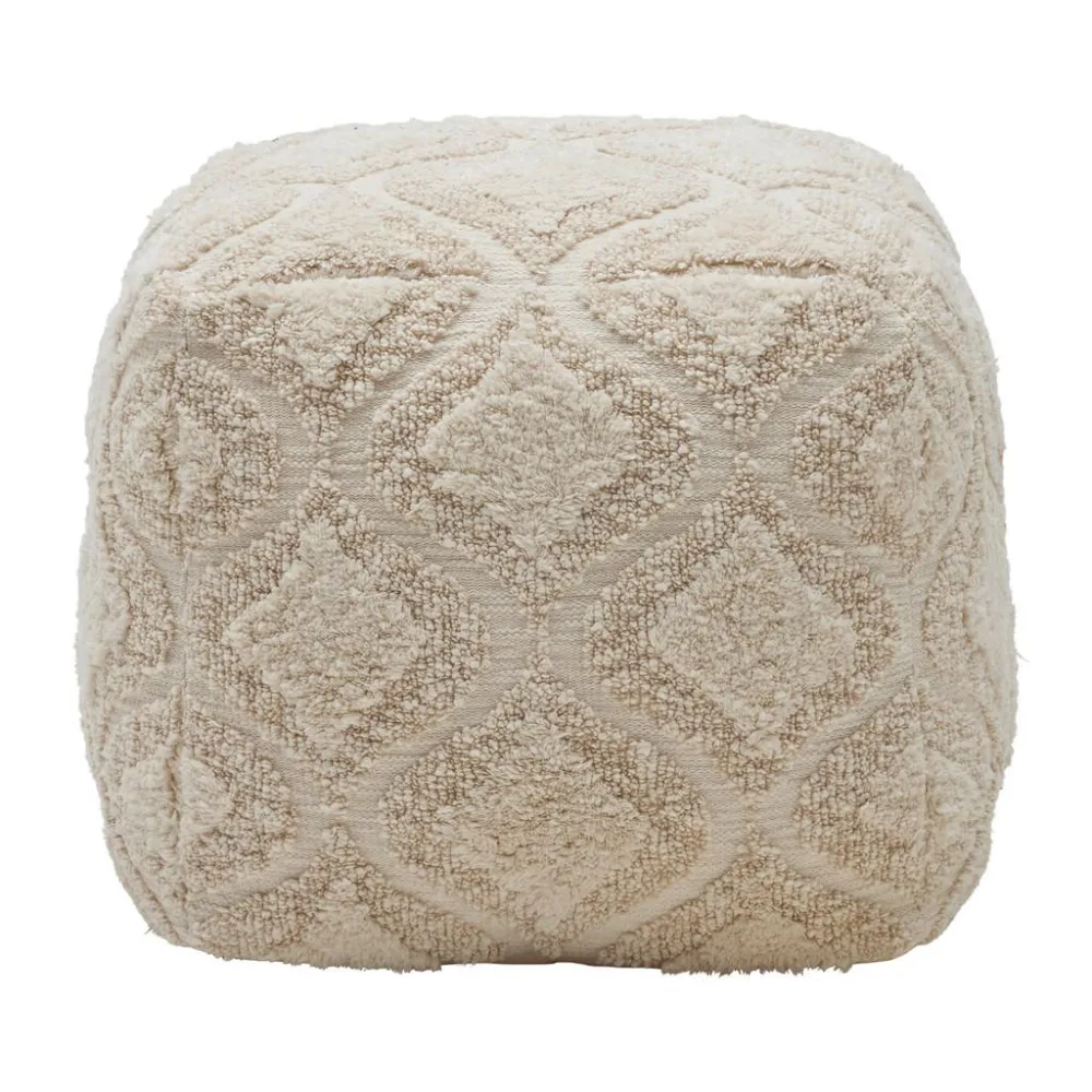 Pouf Leila -Trend- Naturfarben Textil, Naturmaterialien Naturfarben 