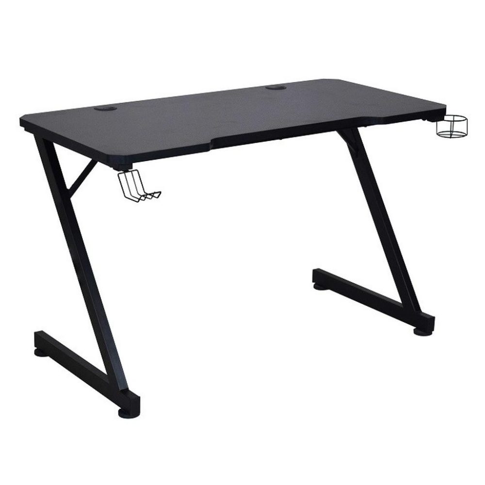 Gamingtisch Racer Schwarz Schwarz 