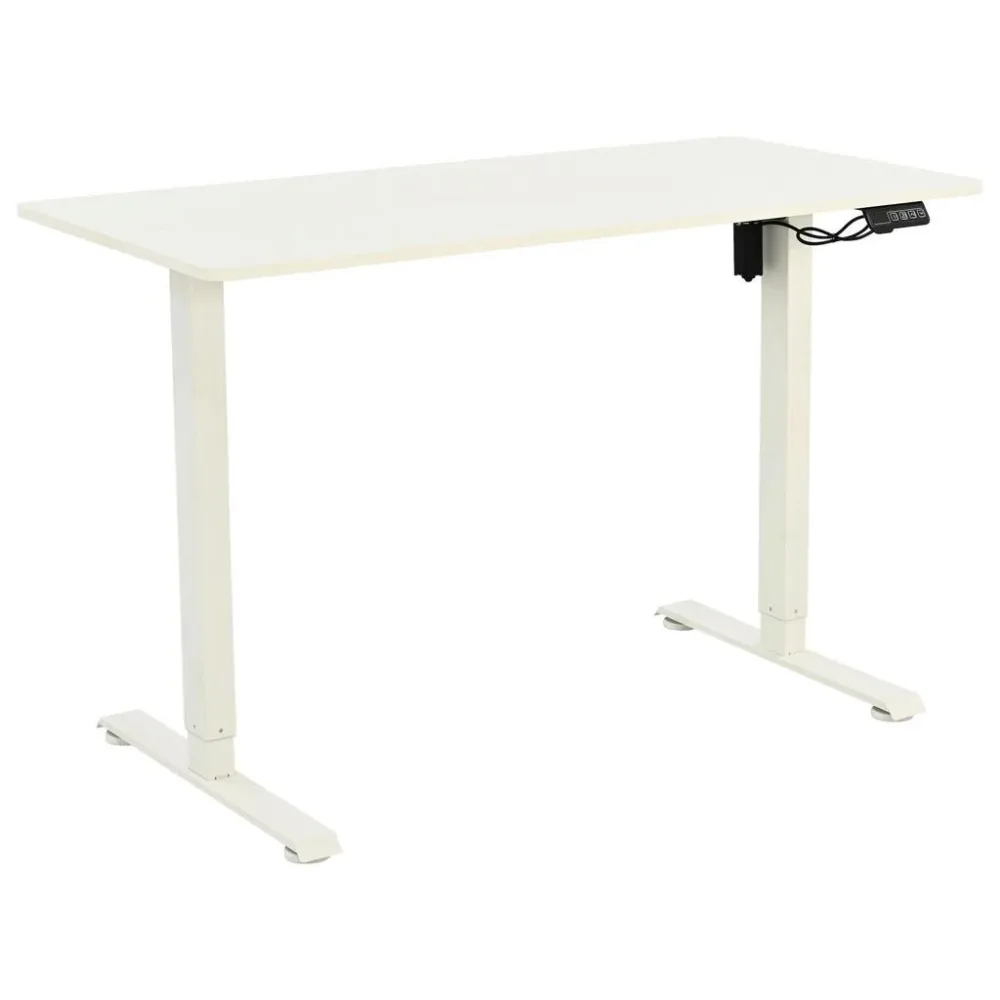 Schreibtisch Charlie 120/60/72-118 cm Weiss 