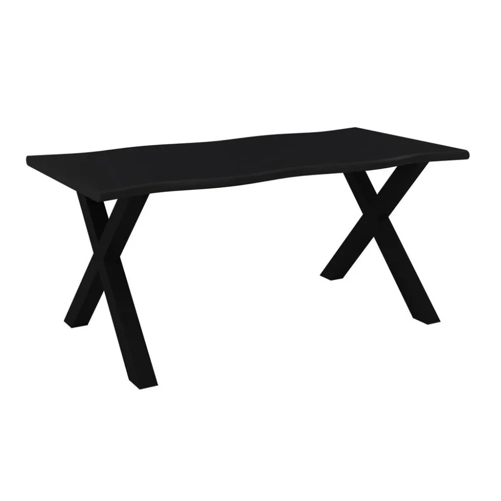 Esstisch Laurel Metall, Holzwerkstoff 