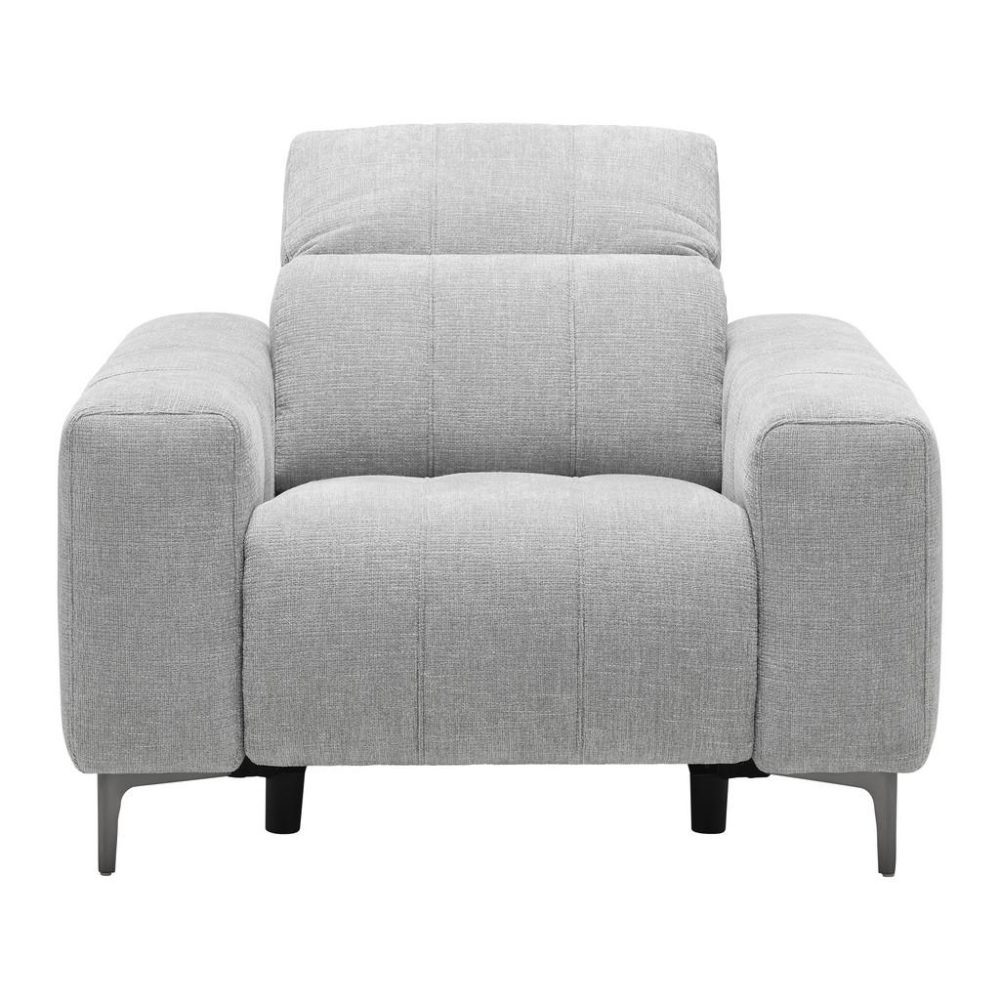 Sessel Alvaro Samt Grau 