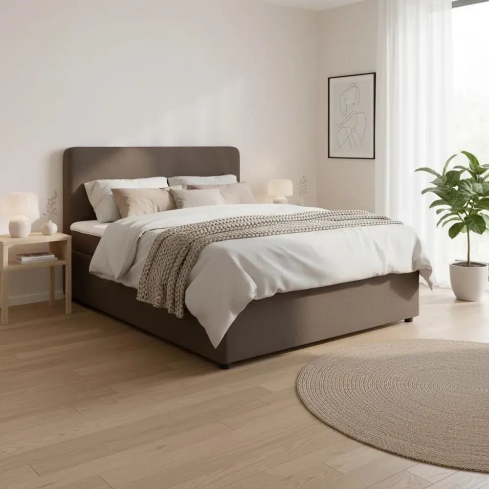 Boxbett Marco Braun Ca. 160x200 Cm 160/200 cm Braun 