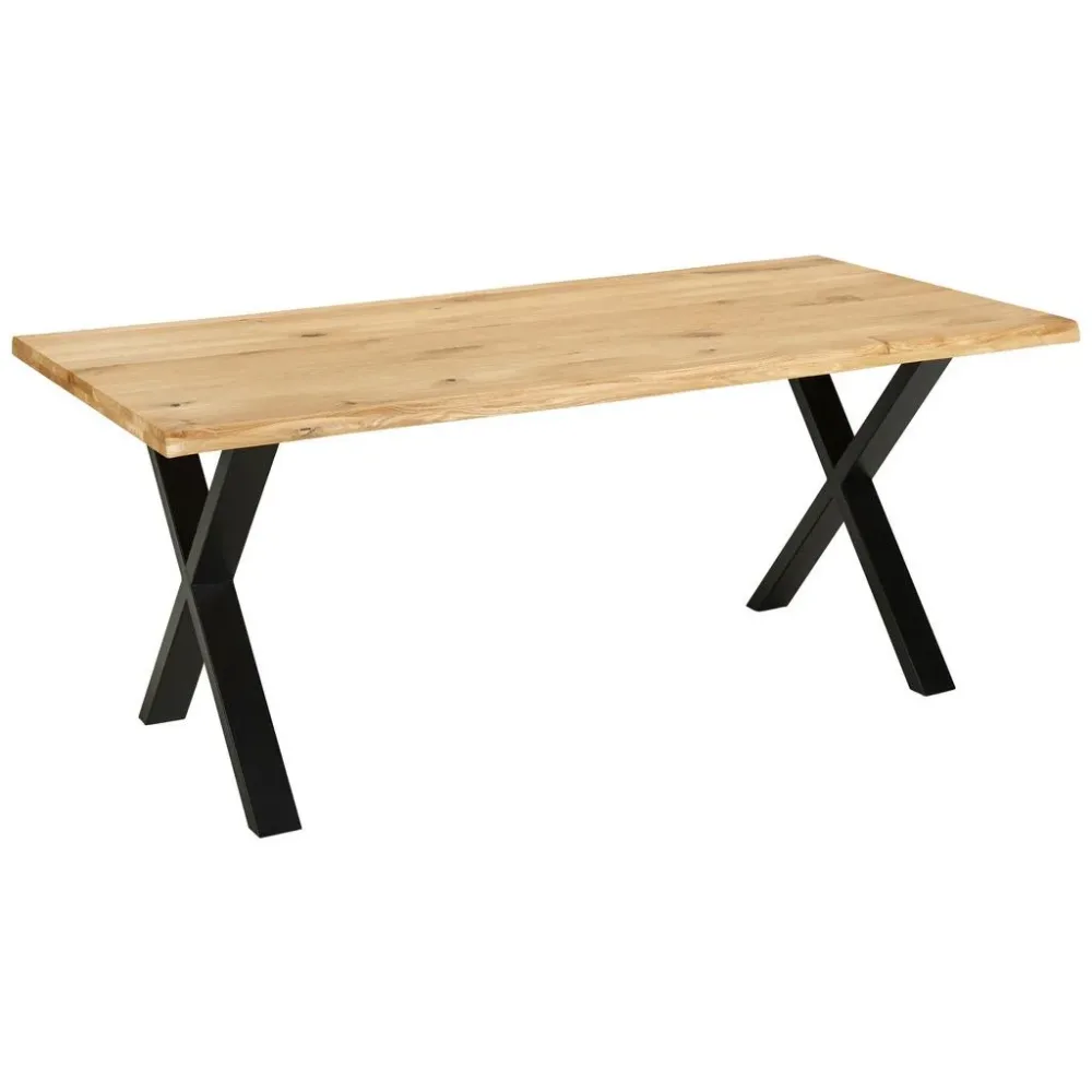 Esstisch In Wildeiche Holz 180/90/75 cm 