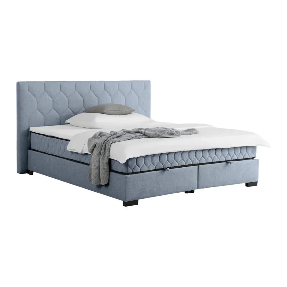 Boxbett Maya-d Blau Ca. 160x200cm 160/200 cm Blau 