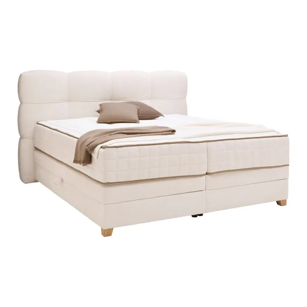 Boxspringbett Bianco Beige Ca. 180x200cm 180/200 cm Beige 