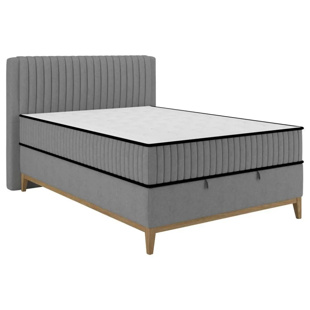 Bett Elena Graphitfarben Ca. 160x200cm 