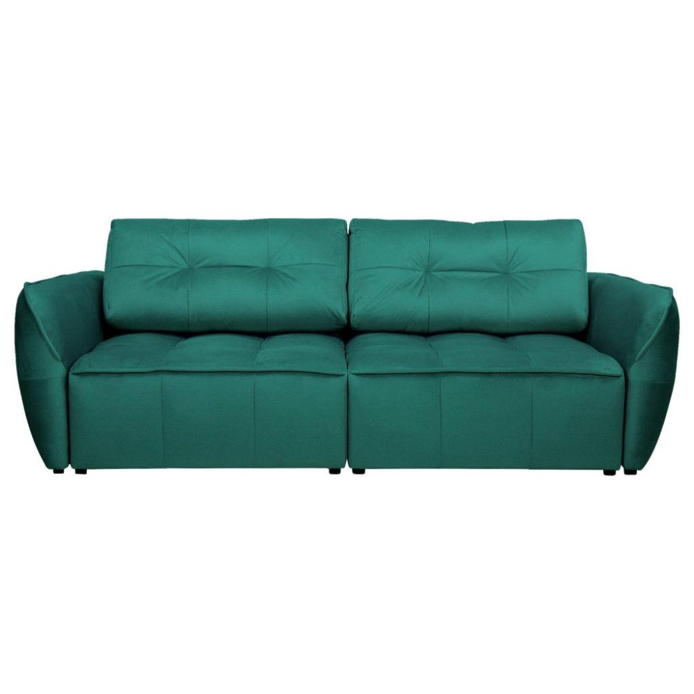 Schlafsofa Bombei In Grün Grün Textil 