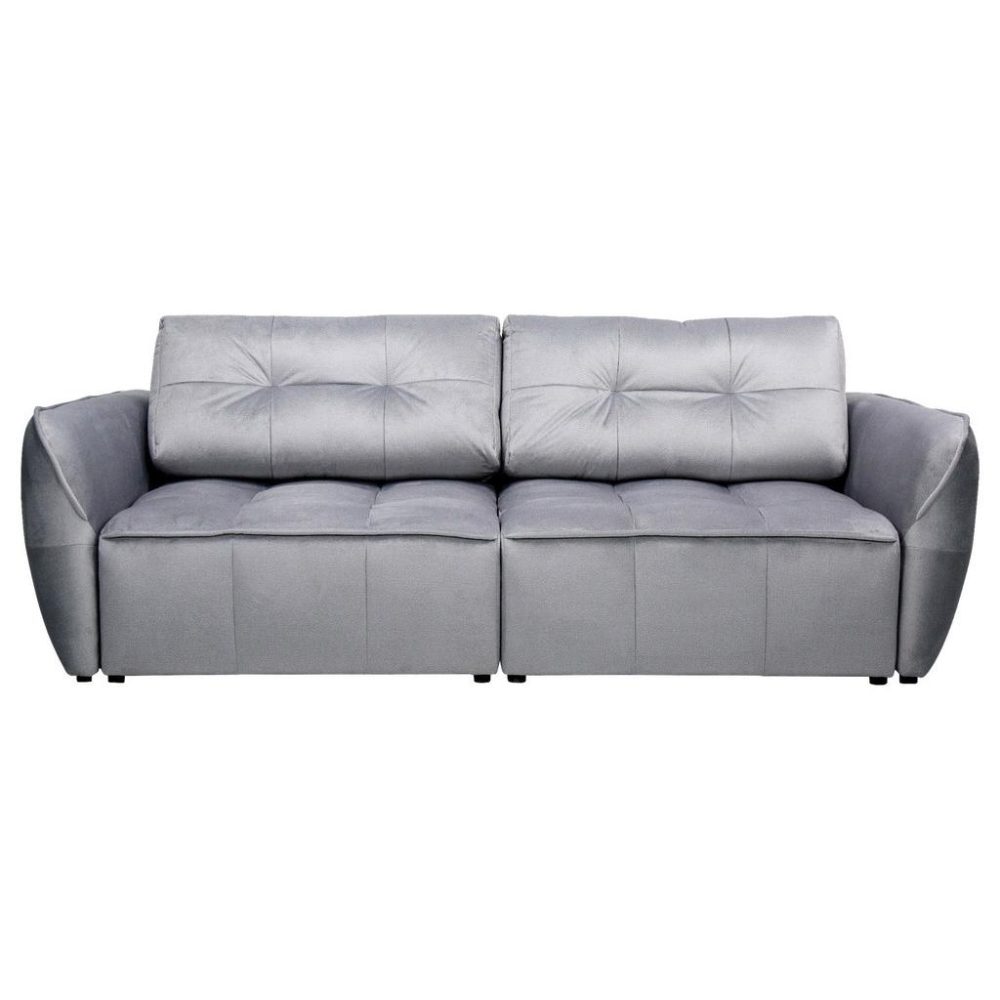 Schlafsofa In Grau Grau Textil 