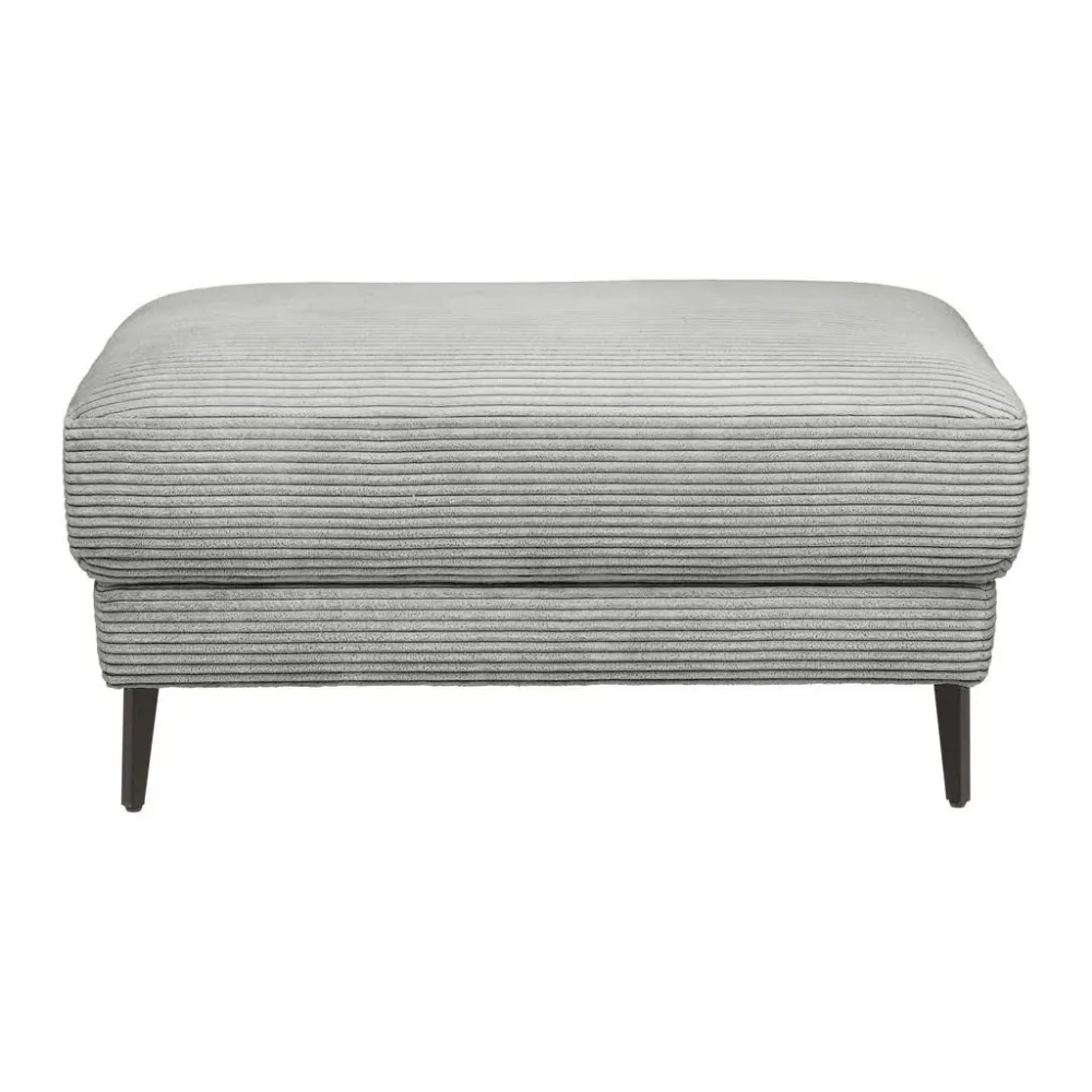 Hocker Cora In Grau Grau Textil 