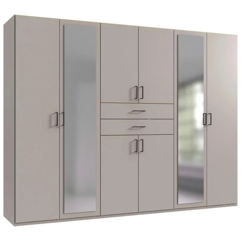 Drehtürenschrank Dillingen Kaschmirfarben 270/208/58 cm Kaschmir 