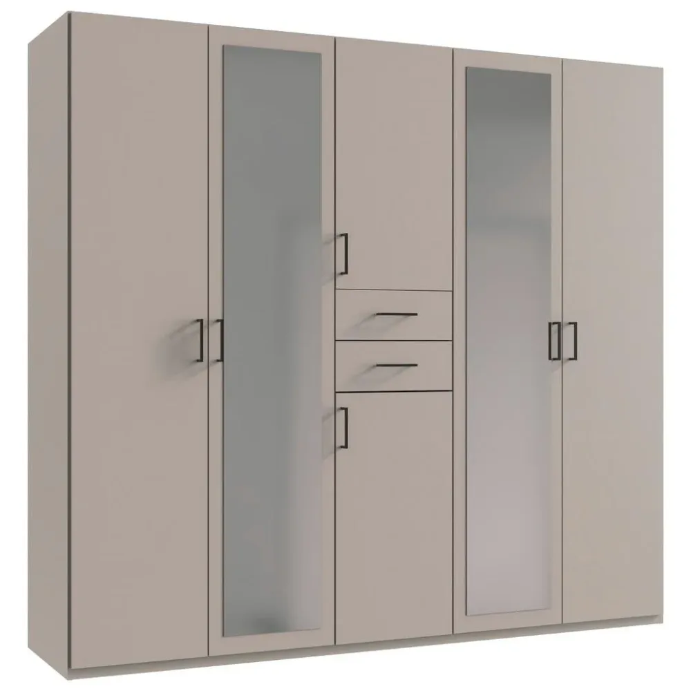 Drehtürenschrank Dillingen Kaschmirfarben 225/208/58 cm Kaschmir 