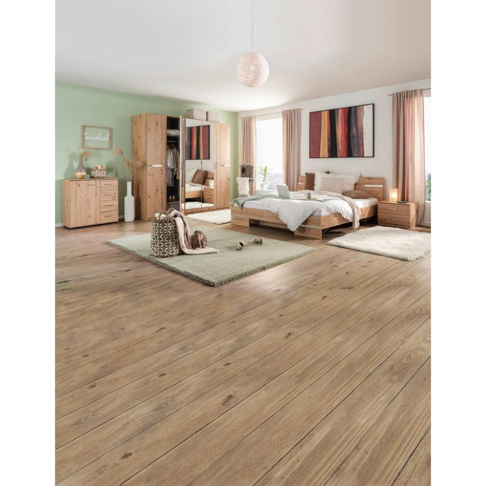 Schlafzimmer In Eichefarben, 4-Teilig 