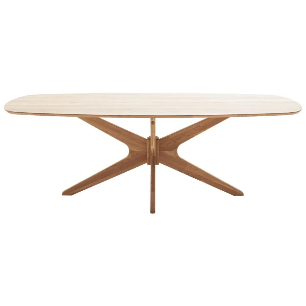 Esstisch Jefferson Wildeiche Echtholz Holz 180/75/90 cm 