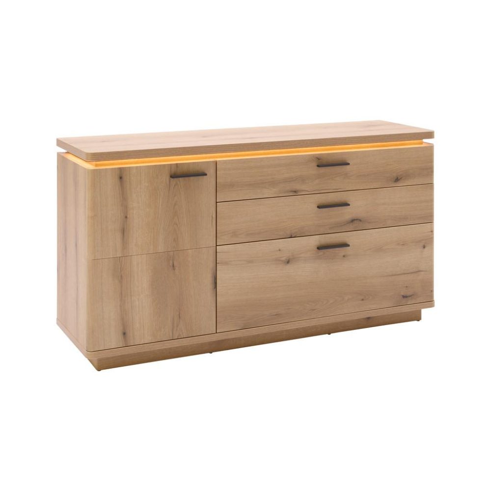 Sideboard Alameda Eichefarben  150/81/44 cm 3 Schublade(n) 