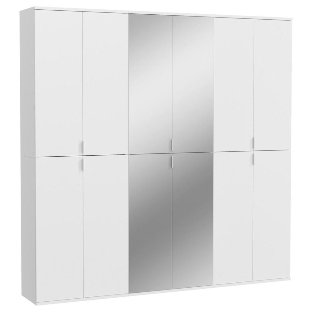 Drehtürenschrank Projekt X 183/193/34 cm Weiss 