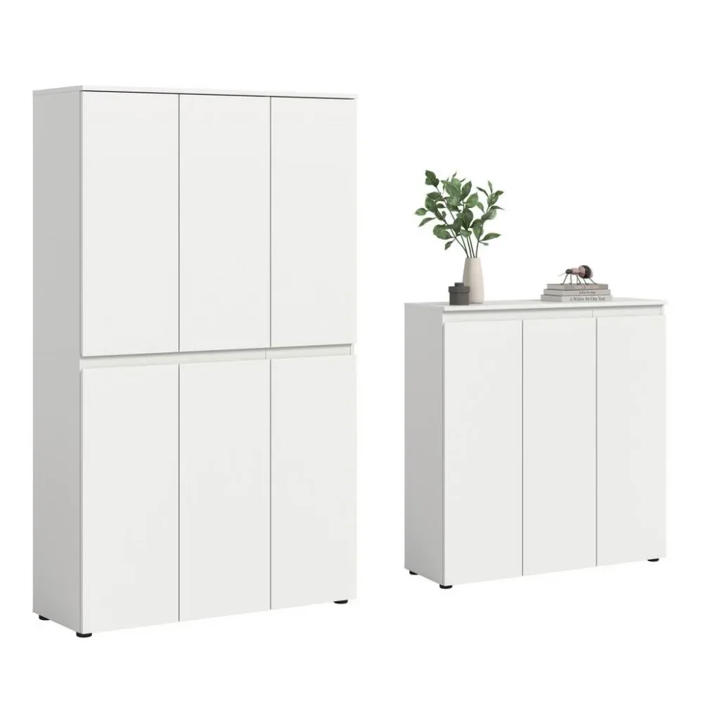 Garderobenschrank Scarpa 105+105/175+111/37+37 cm 
