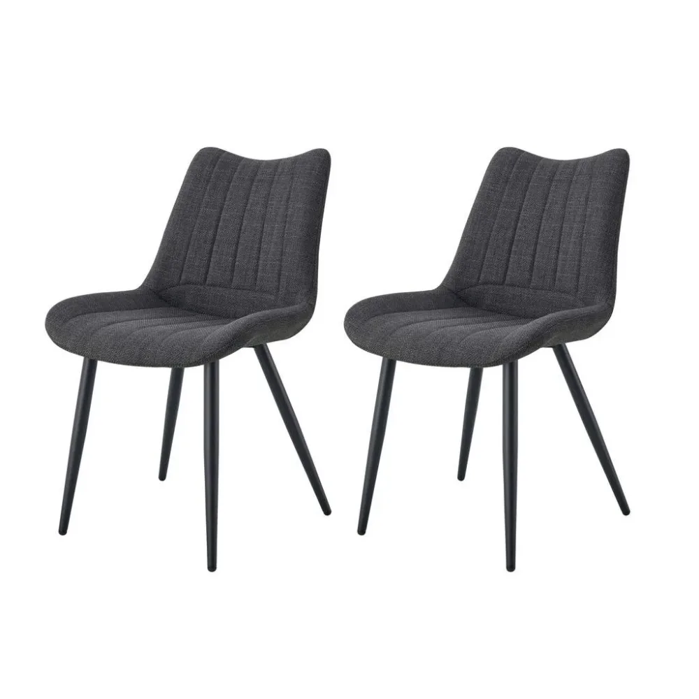 Stuhl-Set Lotta 2 Stück  Webstoff 