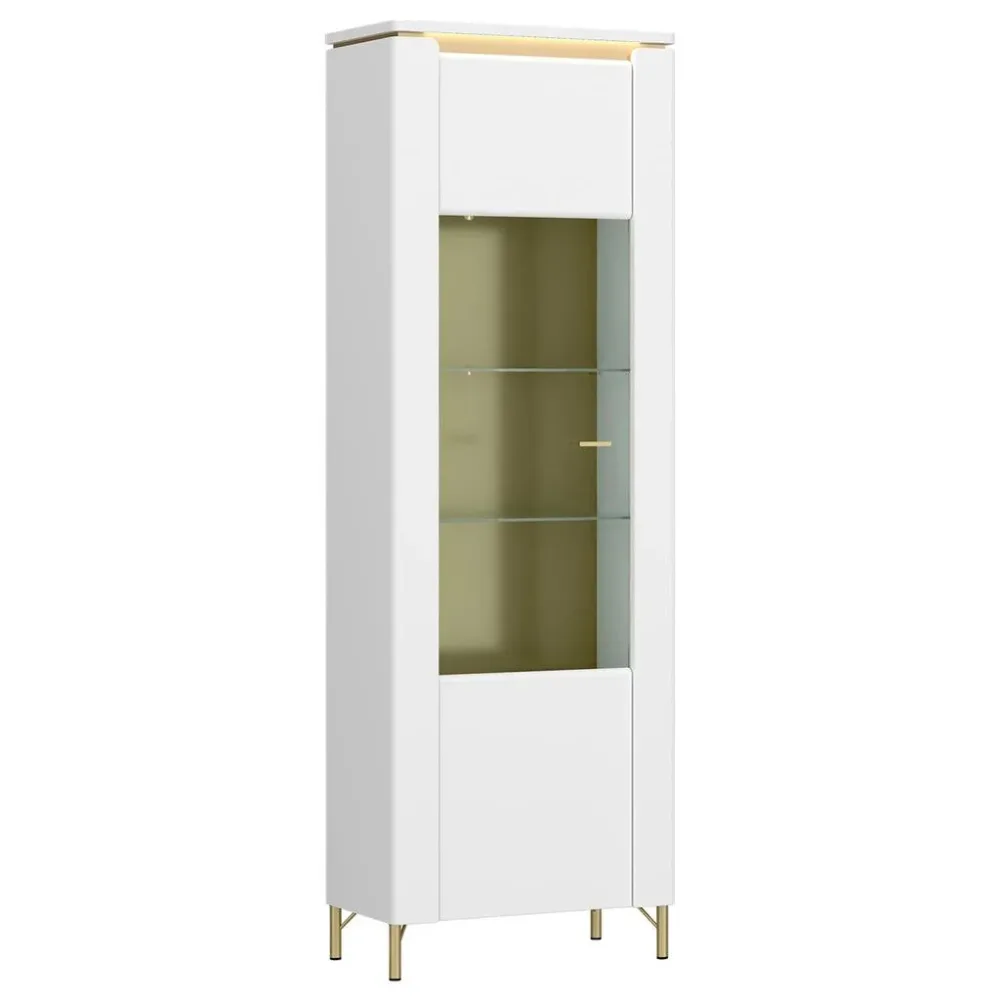 Vitrine Lazio Weiß B: 65,5 Cm , 
