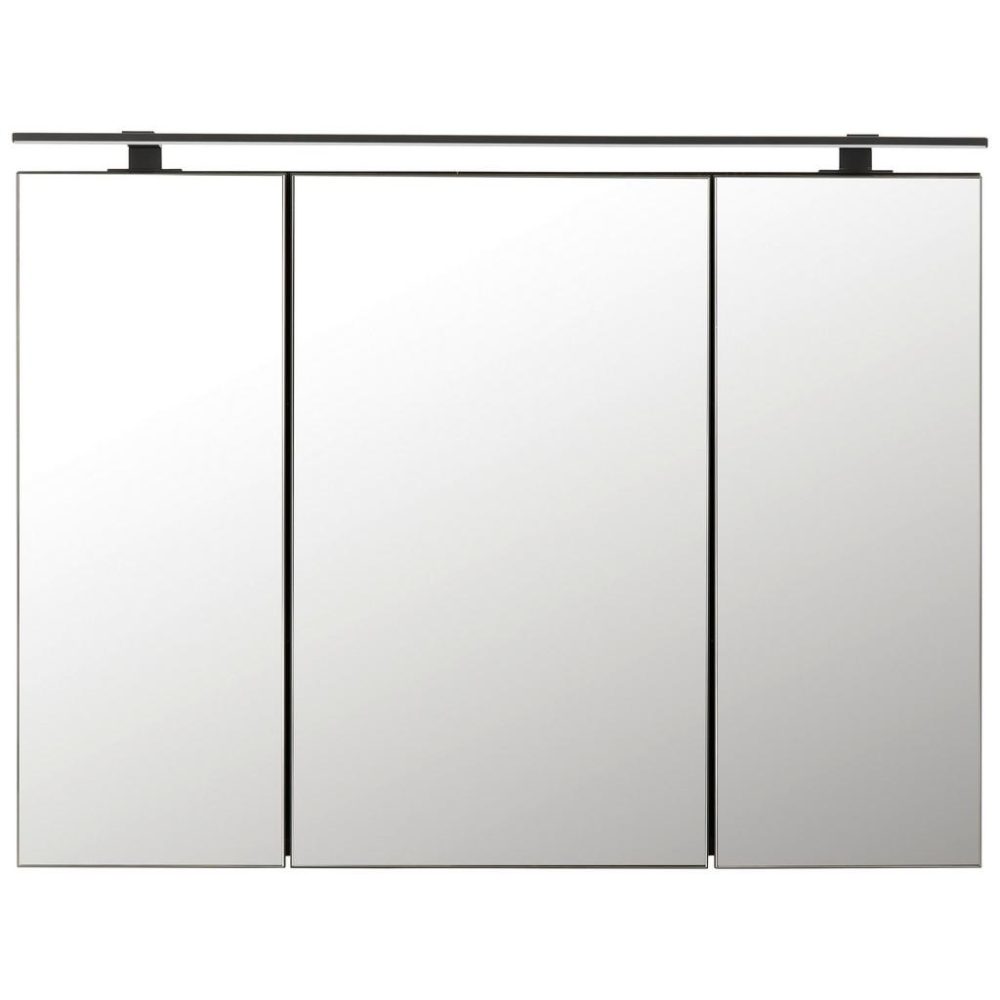 Spiegelschrank In Grau 90/65/20 cm 