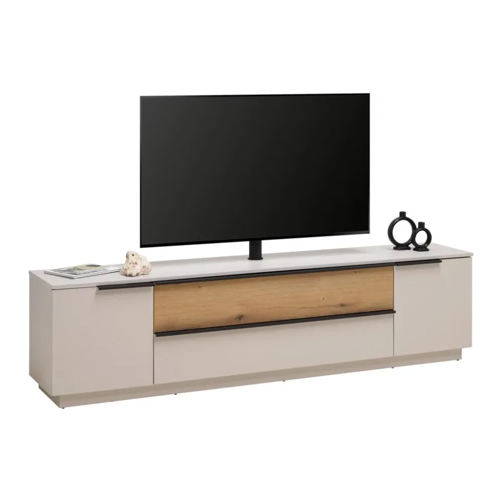 Tv-element Neo Eichefarben/kaschmir Eichefarben, Kaschmir 210/53/40 cm 
