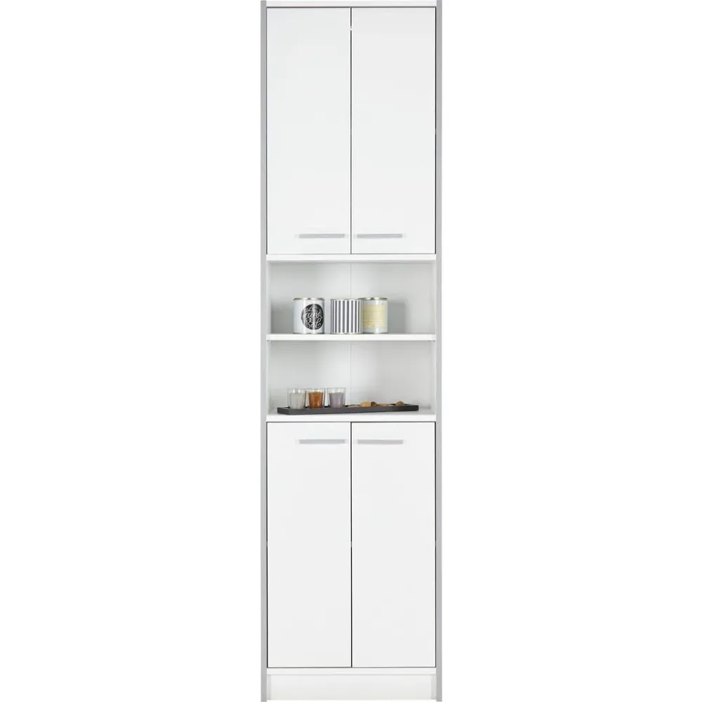 Hochschrank In Perlweiss 50/195/32 cm 
