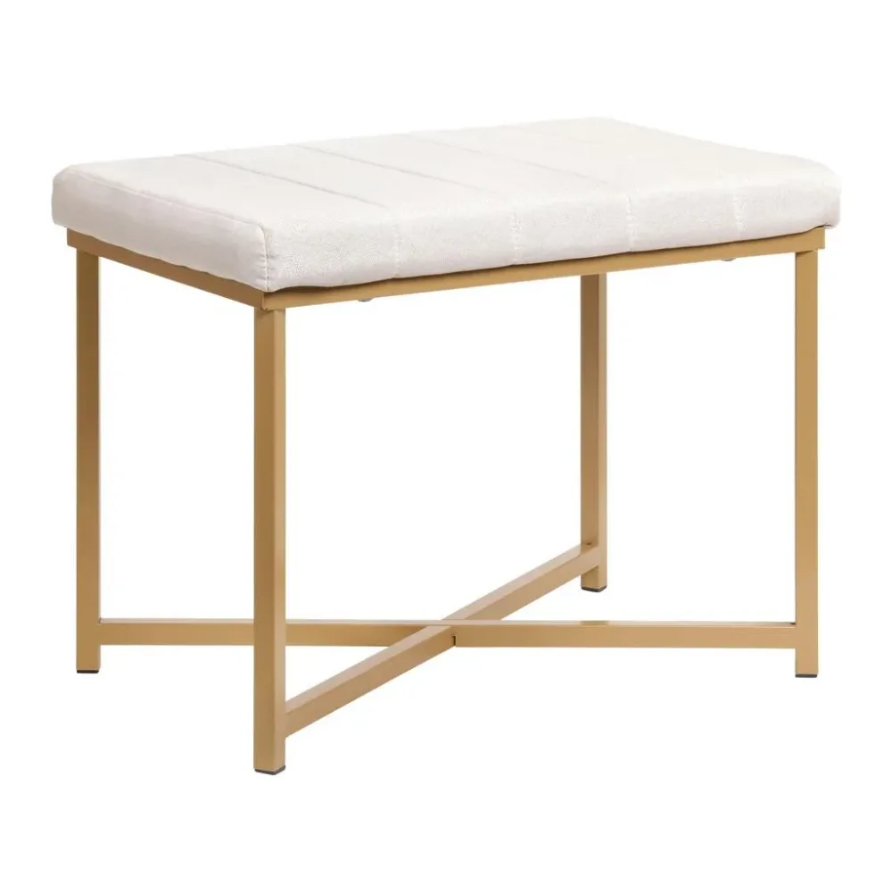 Sitzbank Leo Goldfarben/beige   