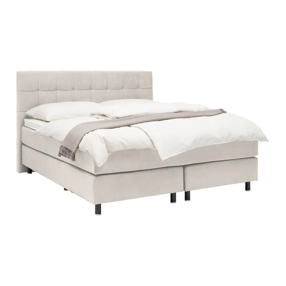 Boxspringbett Primo Beige Ca. 160x200cm 160/200 cm Beige 