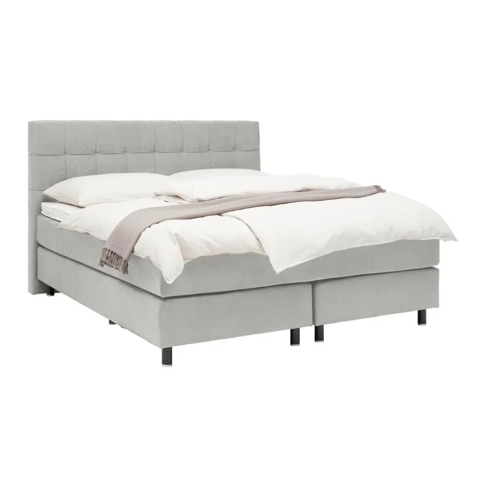 Boxspringbett Primo Grau Ca. 160x200cm 160/200 cm Grau 