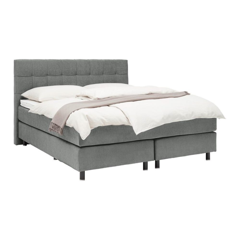Boxspringbett Primo Graphitfarben Ca. 180x200cm 180/200 cm Graphitfarben 
